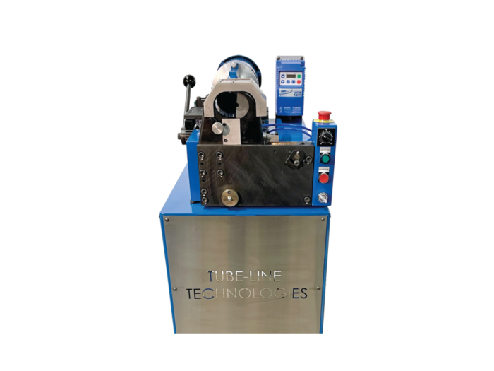 The TF2.0-M. A 2" end finishing machine for flaring, trimming, and beading.